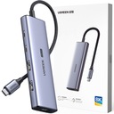 UGREEN HUB USB C - HDMI / 2X USB C / 2X USB A - ŠEDÝ