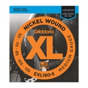 D'Addario EXL165-5 Nickel Wound 5-strunová basgitara s dlhou stupnicou 50-135