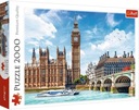 PUZZLE BIG BEN LONDON ANGLICKO TREFL 2000 KUSOV