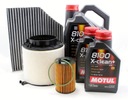 FILTRE + OLEJ MOTUL 5W30 7L AUDI A5 3.0 TDI 245 HP