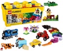 VEĽKÁ SADA BLOKOV KREATÍVNE BLOKY LEGO CLASSIC MEDIUM BOX 484 EL