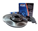 Kraft zadné platničky + kotúče SEAT LEON II 2 1P1 255mm