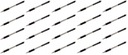 UNI SN-101 zasúvacie guľôčkové pero, čierne, 0,3 mm x 20 ks