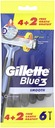 Gillette Blue-3 hladké holiace strojčeky 6 ks