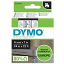 DYMO D1 43610 páska 6mm číra/čierna originál