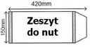 Sada OCHRANNÝCH obalov na školský hudobný zošit A5 (25 ks) NARNIA