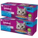 WHISKAS FISH DELICACIETY 4 PRÍCHUTI V ŽELÉ 80x85G