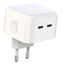 Dvojitá kocka nabíjačka 2x USB-C PD 35W QC