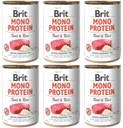 Brit Mono Protein Beef & Rice 6 x 400 g