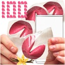 Fortune -Cookies Telling Ďakujeme hosťom Pink Happiness Cake 100