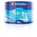 CD Verbatim CD-R 52x 700 MB 50 ks. Extra ochranný obal na vreteno 43787