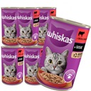 WHISKAS BEEF Sauce 6x400g CAN krmivo pre mačky