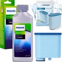 Odstraňovač vodného kameňa pre kávovar Philips CA6700 + 1x vodný filter AquaClear pre Saeco