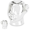 Horák na voňavý vosk GLAMOUR Silver 12,5 cm