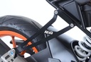 DRŽAŤ VÝFUKU + ČIAPKA R&G KTM RC125 (17-)