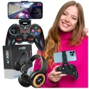 NAJLEPŠÍ DARČEK PRE PRIATEĽA MANŽEL GAMEPAD OVLÁDAČ TELEFÓNU + SLÚCHADLÁ