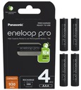 4 x PANASONIC Eneloop PRO R03/AAA 930mAh Ni-MH batérie