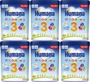 HUMANA 3 MLIEKO PO 12 MESIACOCH 6 x 650G