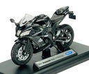 WELLY 2017 KAWASAKI NINJA ZX-10RR ČIERNA 1:18 KOV NOVÝ MODEL 12845