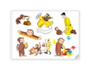 Curious George sugar print