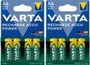 NOVINKA ORIGINÁL VARTA AA Ni-MH (R6) 2100 mAh batérie sada 4+4 8 ks.