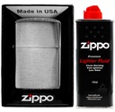 SADA ZAPAĽOVAČOV ZIPPO BENZÍN BRUSHED CHROME Príslušenstvo