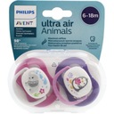 Cumlík Avent Ultra Air Animals 6-18 dievča