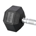 Činky HEX PRO BLACK 18 KG TRAINING GYM HMS