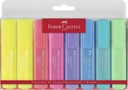 Faber Castell Textliner pastelové zvýrazňovače 8col