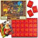 ADVENTNÝ KALENDÁR PUZZLE 24 Rôzne vianočné obrázky VESELÉ VIANOCE EKO