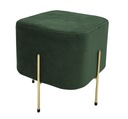 ČALÚNENÝ ELEGANTNÝ GLAMOUR SQUARE POUF