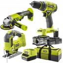 Ryobi Drill Bruska priamočiara píla 2xAku BAG