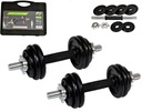 EB FIT Nastaviteľná Činka SET 2x7kg KUFR