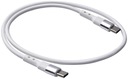 KRÁTKY kábel 0,5 m Akyga USB-C Type-C 60W 20V 3A QC