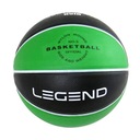 Basketbalová lopta Legend BB500, veľkosť 5, čierna a zelená