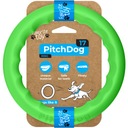 PitchDog aportovací prsteň, 17 cm, zelený