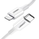 UGREEN KÁBEL MFI USB-C LIGHTNING 3A 0,5M