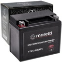 MORETTI MTX12-BS 12 Ah YTX12-BS gélová motobatéria