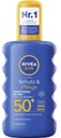 NIVEA SUN Protect & Care Sprej na opaľovanie SPF50+ 200 ml Tuhá UV ochrana