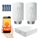 2x SMART ovládač s termostatickou hlavicou + WiFi brána Zigbee 3.0 Tuya