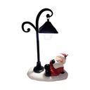 Rozkošná vianočná LED socha LED lampa Santa Claus