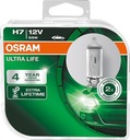 Žiarovky OSRAM H7 Ultra Life (2 kusy)