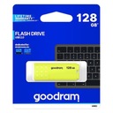 Goodram USB flash disk, USB 2.0, 128 GB, UME2, žltý, UME2-1280Y0R11, USB A,