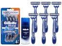 GILLETTE BLUE 3 COMFORT JEDNORÁZOVÉ holiace strojčeky 6 KS + GÉL NA HOLENIE 75 ml