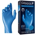 GRIPPAZ BLUE Rukavice nitrilové dlhá manžeta 300mm - XL 50 ks.