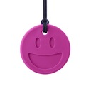 ARK SMILEY FACE LOGOPEDIC TETHER VEĽMI JEMNÁ FUCHSIOVÁ FARBA NÁHRDELNÍK