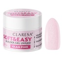 Claresa Soft&Easy GLAM PINK Stavebný gél - 90g