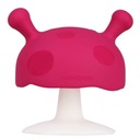 MOMBELLA Silicone Mushroom DARK PINK upokojujúce hríbové hryzátko