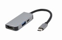 GEMBIRD MULTI ADAPTÉR USB TYP-C 3V1 (USB HUB + HDMI