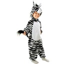 ZEBRA OUTFIT kostým zebra s pruhmi CHVOST 110/116